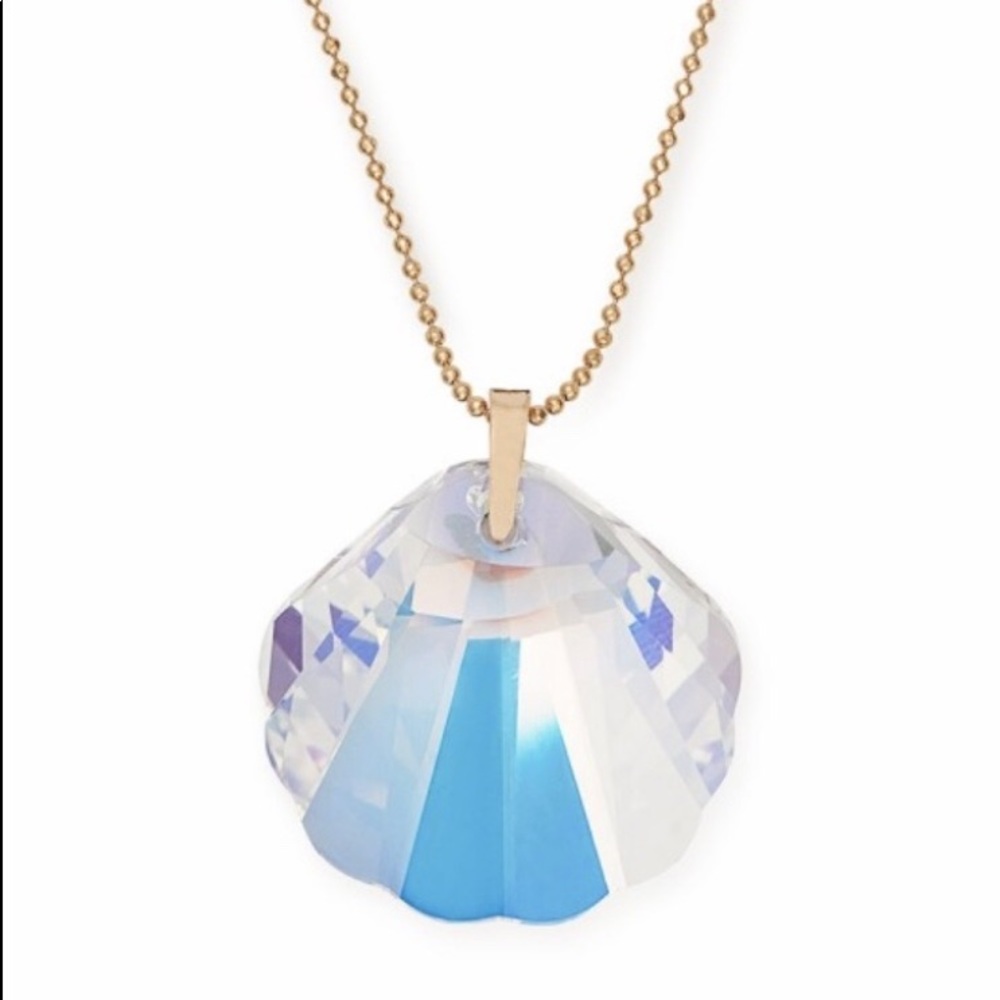 Shell Crystal Adjustable Necklace